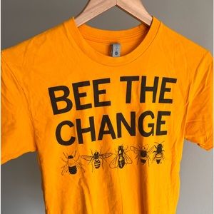 Next Level Apparel "Bee the Change" tshirt, size Small